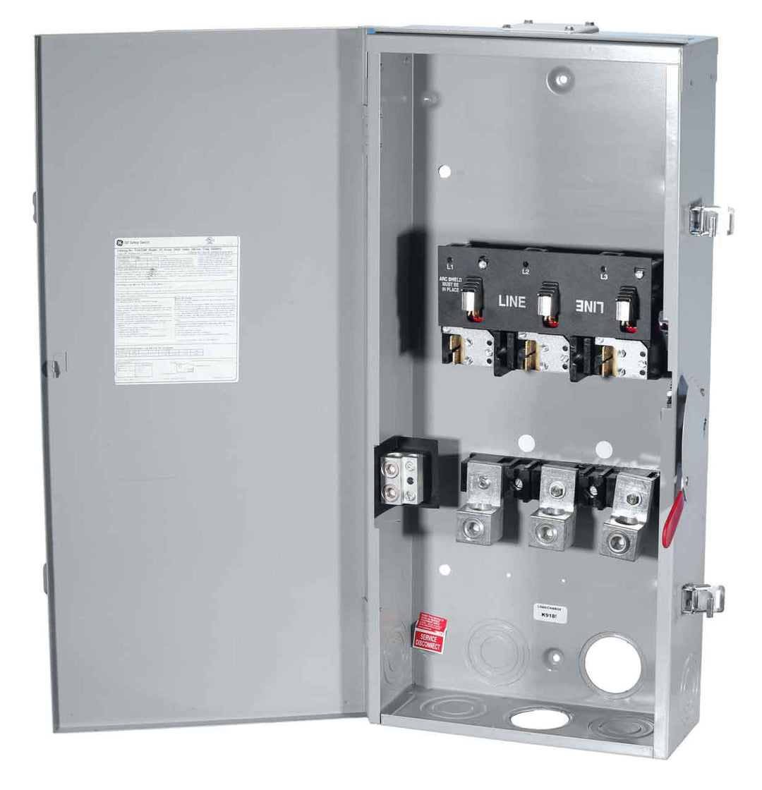 General Electric TG4324R - Fusible Safety Switch 200A 3-Pole (100kA AIC @240V)