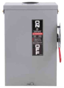 General Electric TGN3323 - Non-Fusible Disconnect Switch 100A@240V (3-Pole, 100kA AIC)