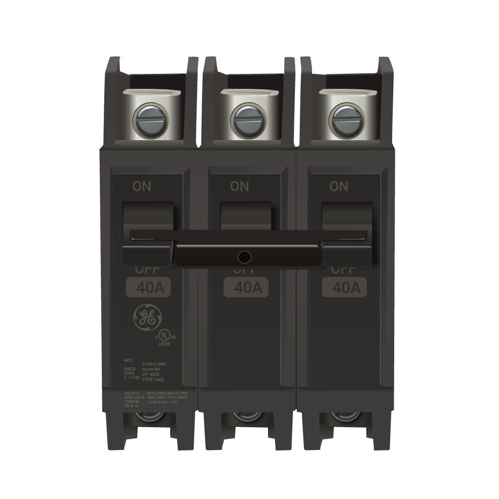 General Electric THQC32040 - Molded Case 40A 240V 3-Pole