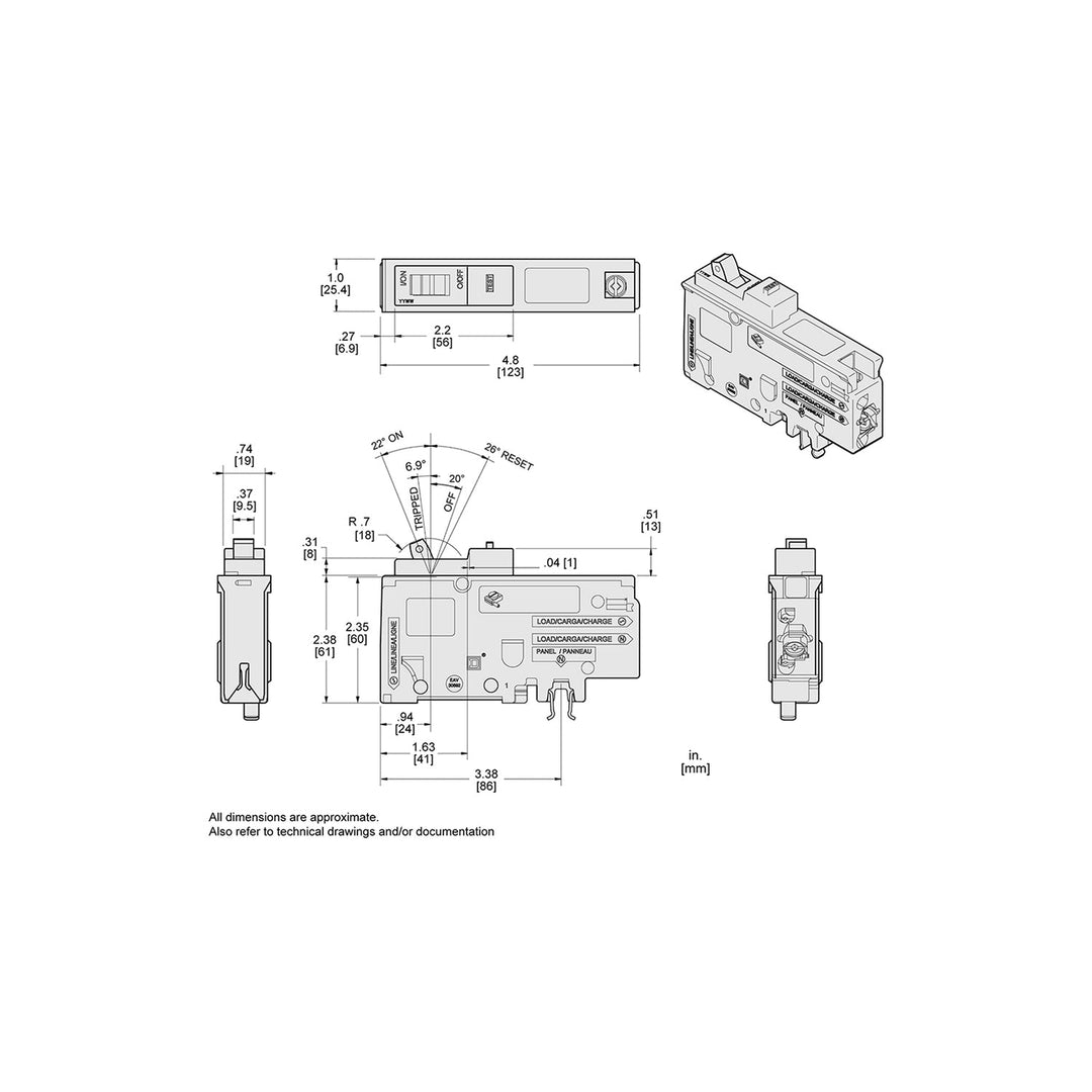 Square D HOM120CAFI - CAFI Breaker 20A 1-Pole (10kA AIC)