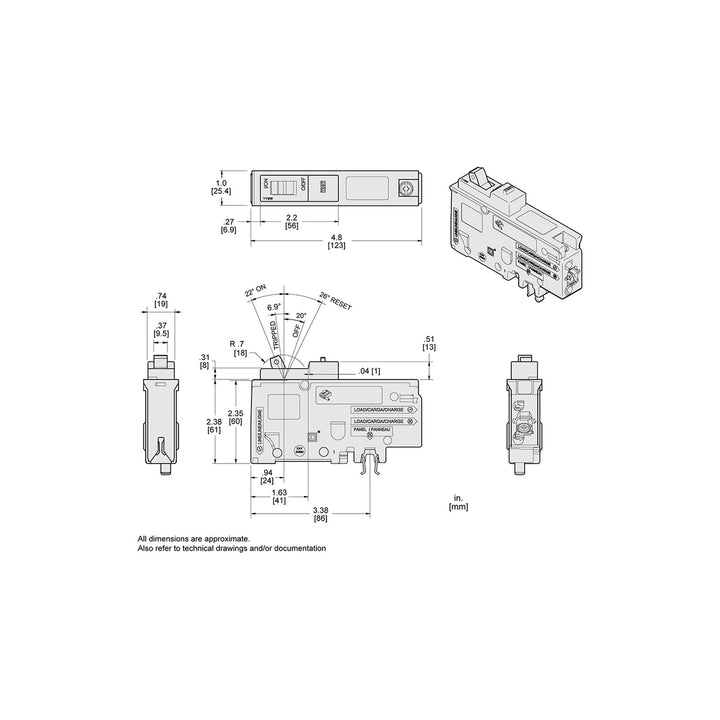 Square D HOM120CAFI - CAFI Breaker 20A 1-Pole (10kA AIC)