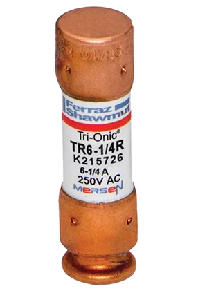 Ferraz Shawmut TR6-1/4R - TR Fuse 6A 250V (200kA AIC RK5 Class)