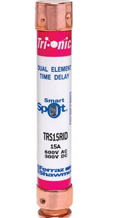 Cutler Hammer TRS15RID - RK5 Class Fuse 15A 600V (200kA AIC Rating)