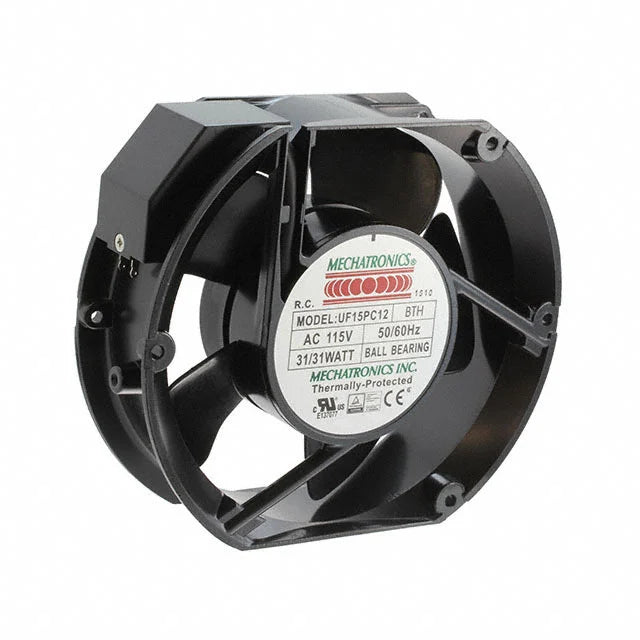 Mechatronics UF15PC12-BTH AC Axial Cooling Fan 120VAC 226 CFM | UnitedFuses.com