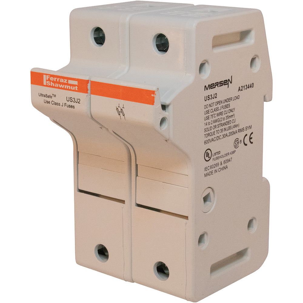 Mersen US3J2 - US Fuse Holder 2.56x4.49x3.15 in (CSA/UL Certified)