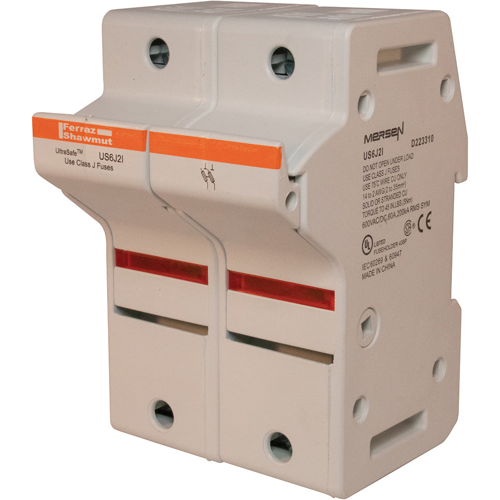 Mersen US6J2I - US Fuse Holder 3.15x3.5x4.8in (CSA/UL Certified)
