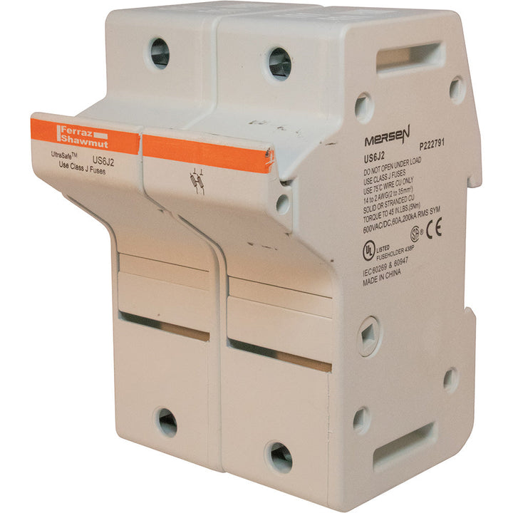 Mersen US6J2 - US Fuse Holder 3.15x3.5x4.8in (UL Listed)