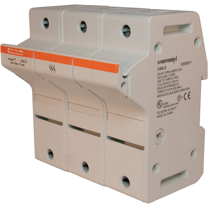 Mersen US6J3 - US Fuse Holder 4.72x3.5x4.8in (CSA/UL Listed)