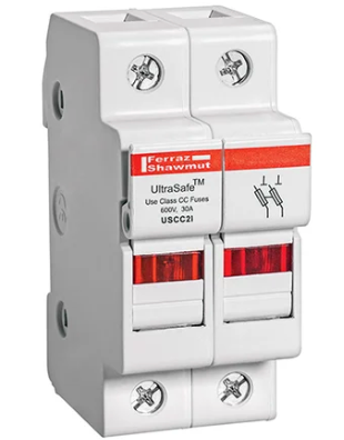 Ferraz Shawmut USCC21 - Fuse Block 600V AC/DC (1.38 x 3.07 x 2.32 in)