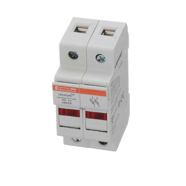 Ferraz Shawmut USCC2I - Line Card Fuse Block | CSA/UL Certified (1.38 x 3.07 x 2.32 in)