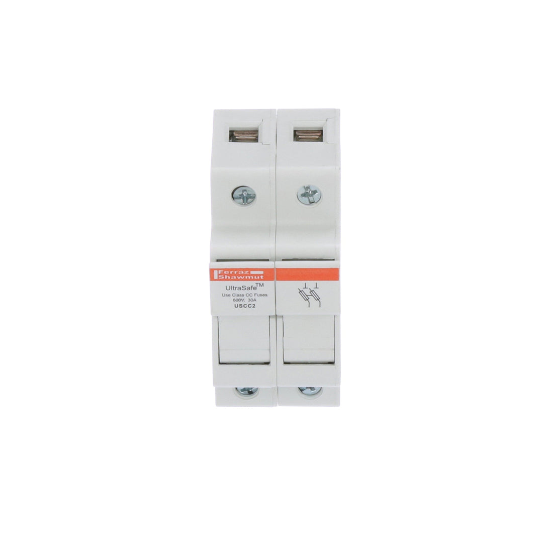 Ferraz Shawmut USCC2 - Line Card Fuse Block 1.38x3.07x2.32in (CSA/UL Certified)