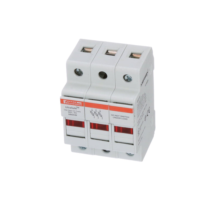 Ferraz Shawmut USCC3I - Line Card Fuse Block (CSA/UL Certified 52.6x78.0x58.9mm)