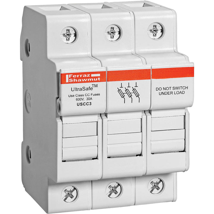 Ferraz Shawmut USCC3 - Line Card Fuse Block 43 lb Industrial Protection (CSA/UL Certified)