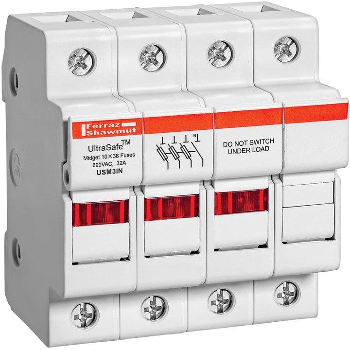 Federal Pacific USM3IN - USM Fuse Block 600V AC/DC (CSA/UL Listed)