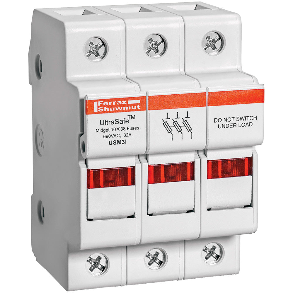 Ferraz Shawmut USM3I - USM Fuse Block for 6-14 AWG Wiring (CSA/UL Certified)