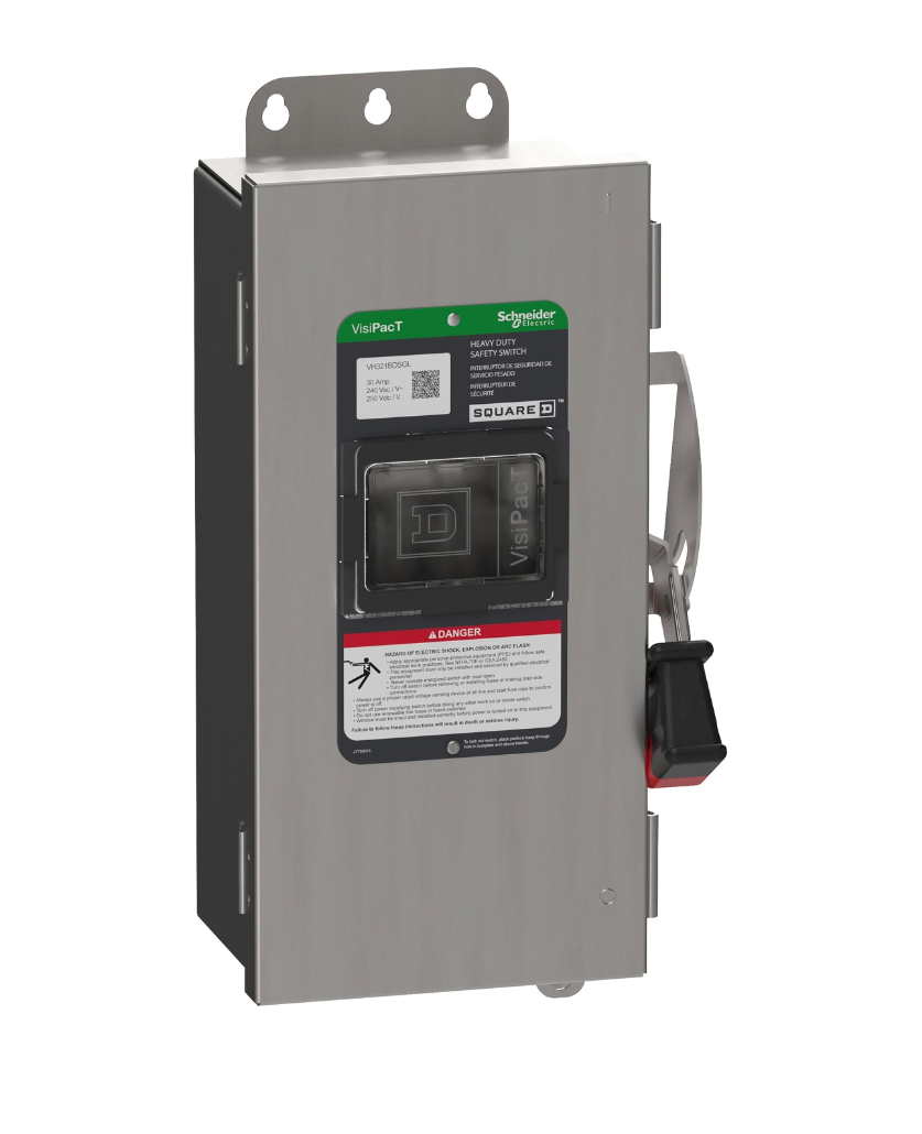 Square D VH361BDSGL - Fusible Disconnect Switch 600V/30A (NEMA 4X Enclosure)