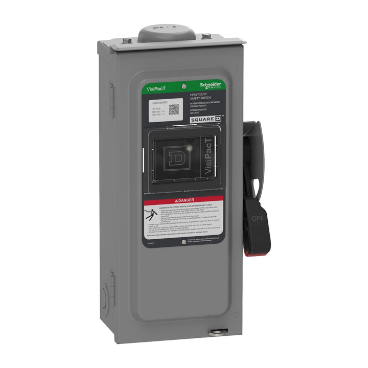 Square D VH321BRBGL - Fusible Disconnect Switch 240V AC 30A (NEMA 3R)