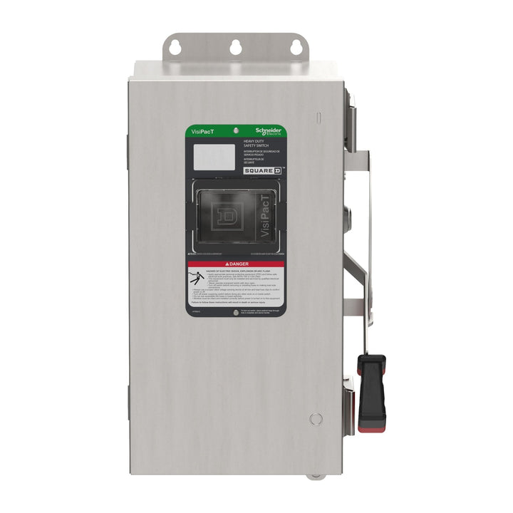 Square D VH222BDSGL - Fusible Disconnect Switch 240V AC 60A (NEMA 4X Enclosure)