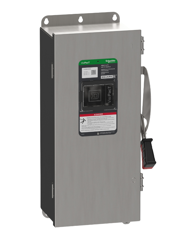 Square D VH323DSGL - Fusible Disconnect Switch 240V 100A 3-Pole (NEMA 4X)