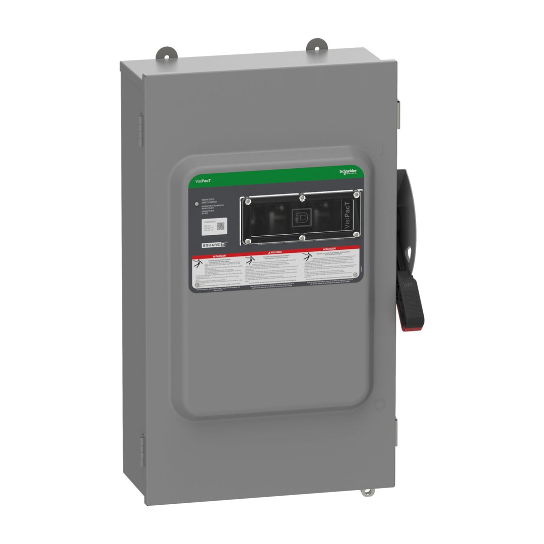Square D VH324AWKGL - Fusible Safety Switch 240V/200A (3-Pole NEMA 12)