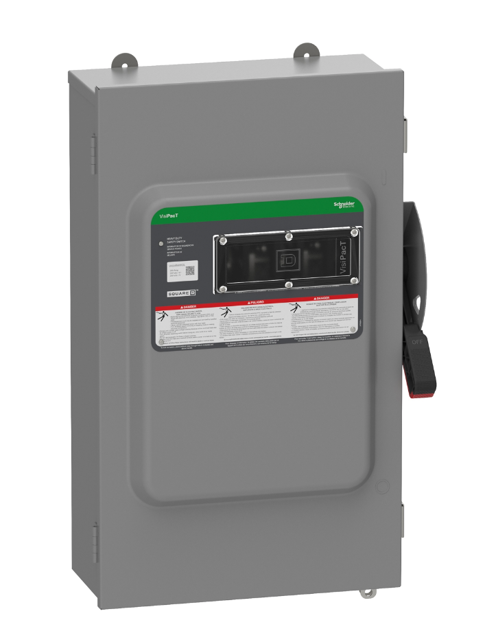 Square D VH364BAWKGL - Fusible Disconnect Switch 600V/200A (3-Pole NEMA 12)
