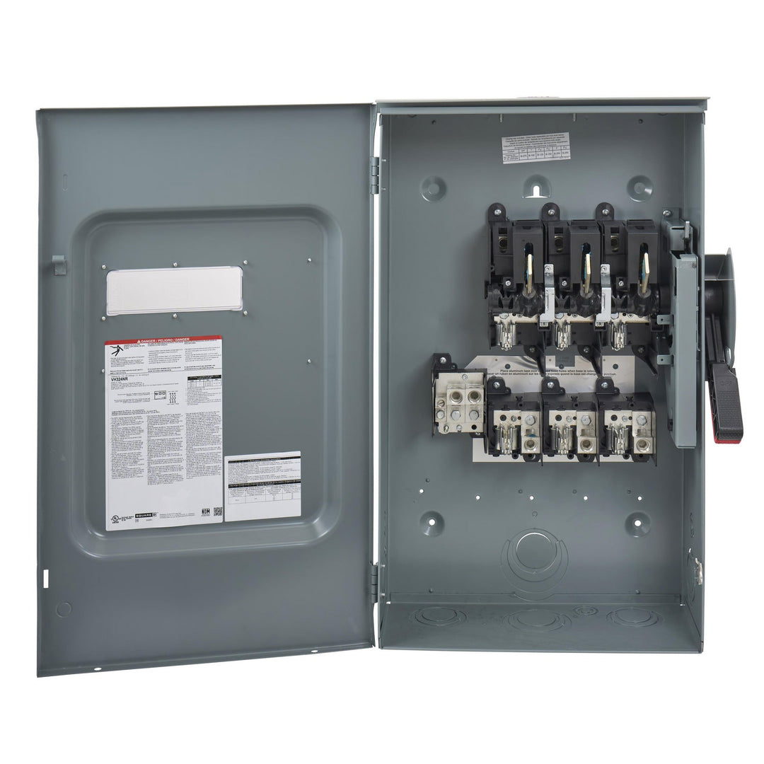 Square D VH324NR - Fusible Disconnect Switch 240V AC 200A (3-Phase NEMA 3R)