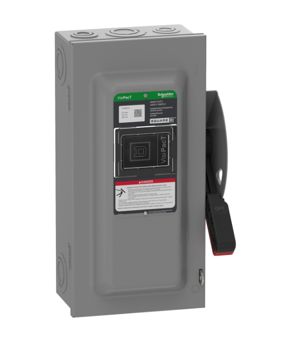 Square D VH362GL - Fusible Disconnect Switch 600V/60A (3-Pole NEMA 1)