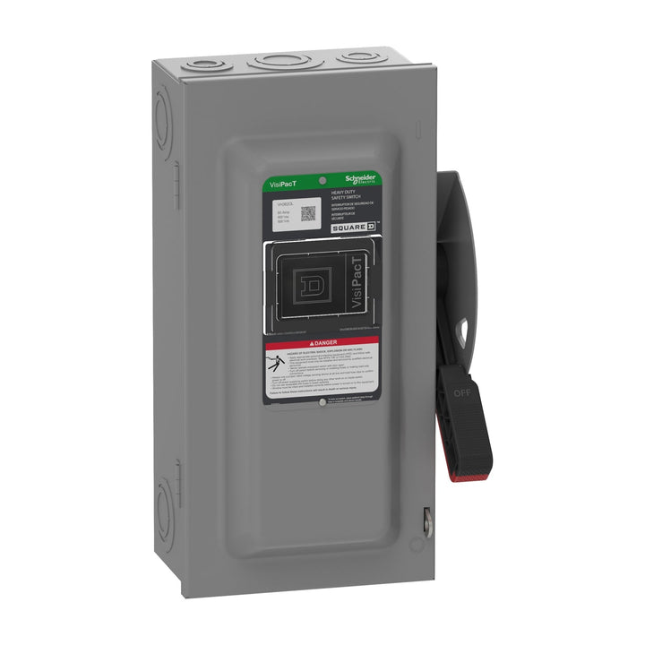Square D VH362GL - Fusible Disconnect Switch 600V/60A (3-Pole NEMA 1)