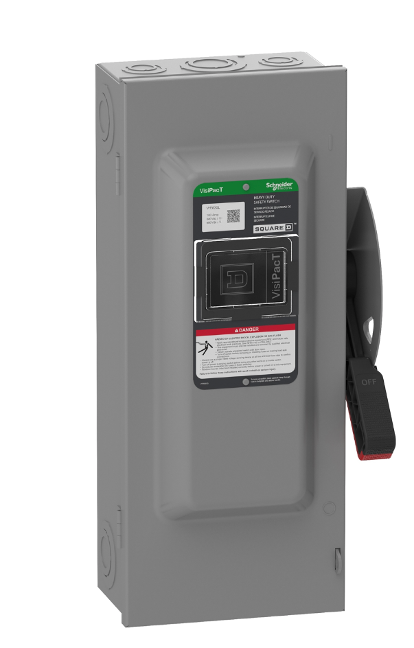 Square D VH363GL - Fusible Disconnect Switch 600VAC/100A (3-Pole NEMA 1)