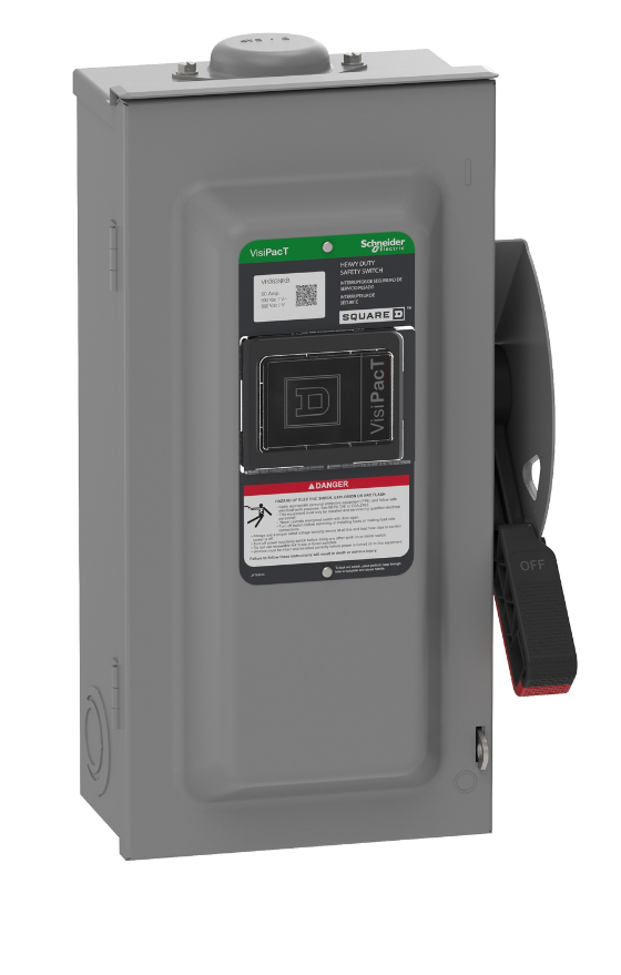 Square D VH363NRB - Fusible Disconnect Switch 600V AC/DC (100A, 3-Pole NEMA 3R)