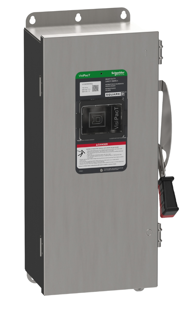 Square D VH363NSSGL - Fusible Disconnect Switch 600V/100A (3-Pole NEMA 4X)