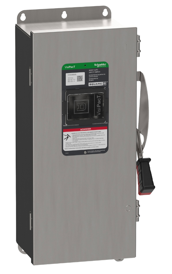 Square D VH363SSGL - Fusible Disconnect Switch 600V AC 100A (3-Pole NEMA 4X)