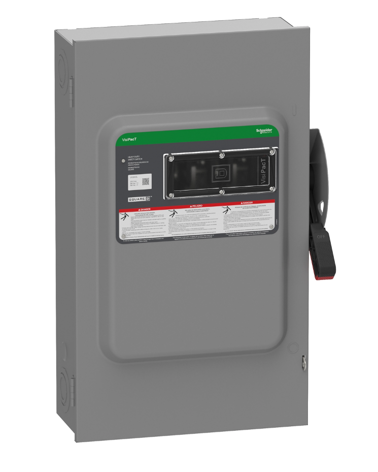 Square D VH364GL - Fusible Disconnect Switch 600V/200A (3-Pole NEMA 1)