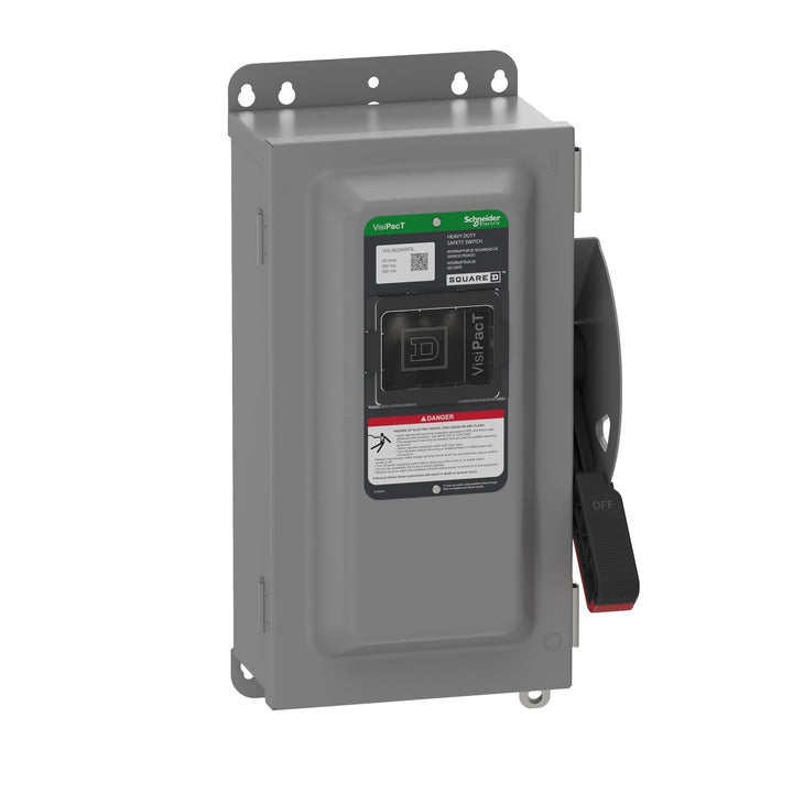 Square D VHU362AWKGL - Non-Fusible Disconnect Switch 600V/60A (3-Pole NEMA 12)