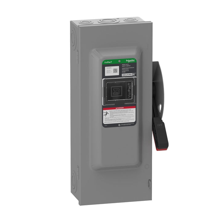 Square D VHU363GL - Non-Fusible Disconnect Switch 600V/100A (3-Pole NEMA 1)