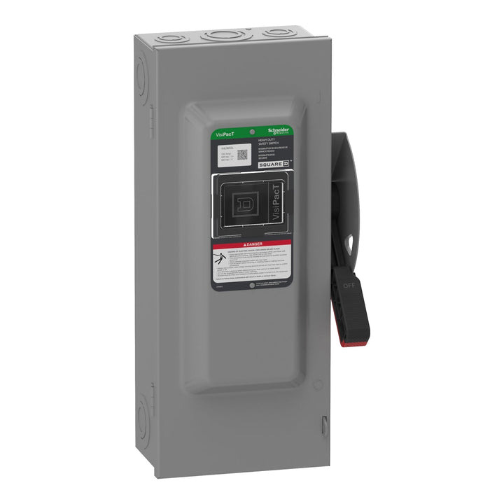 Square D VHU363GL - Non-Fusible Disconnect Switch 600V/100A (3-Pole NEMA 1)