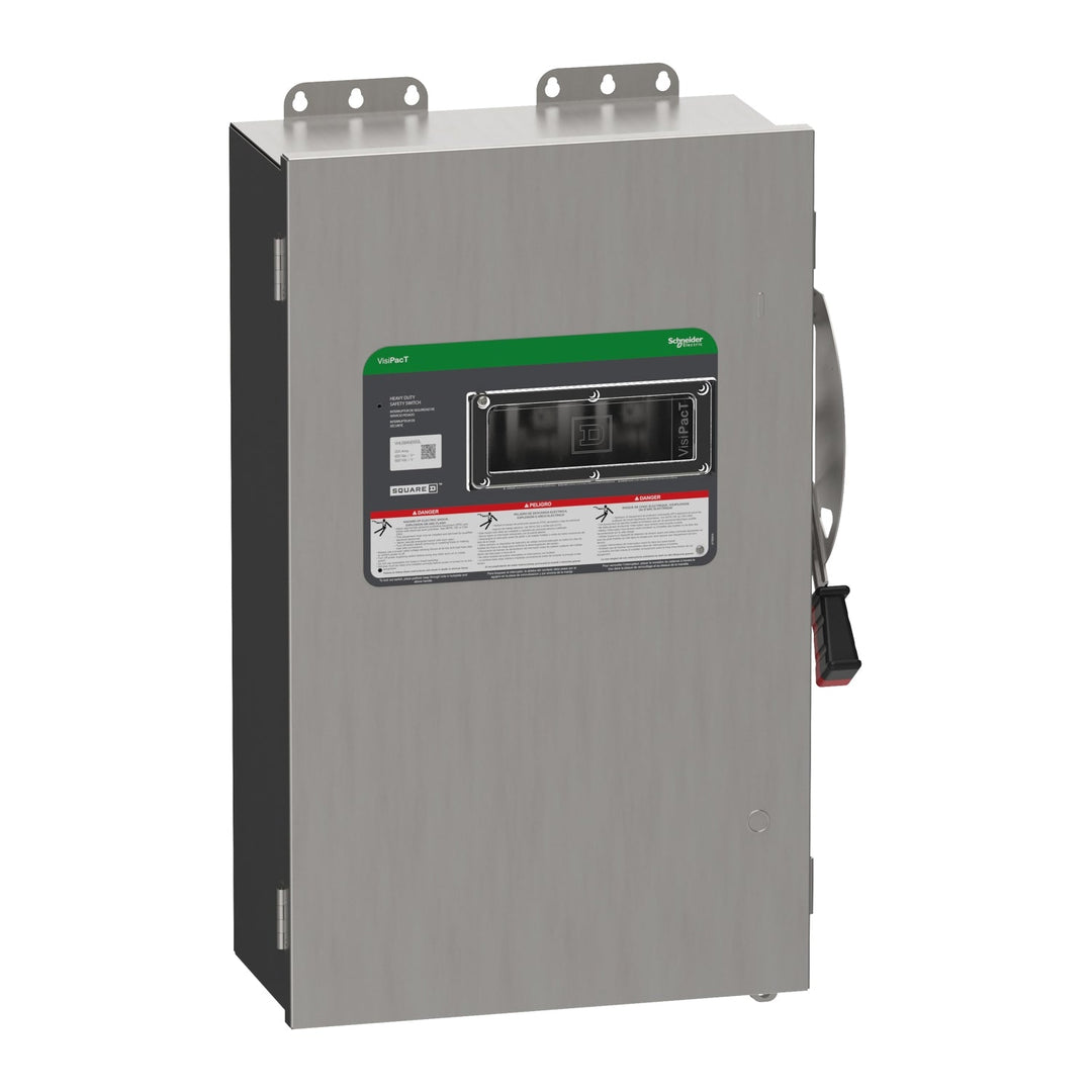 Square D VHU364NDSGL - Non-Fusible Disconnect Switch 600V/200A 3-Pole (NEMA 4X)