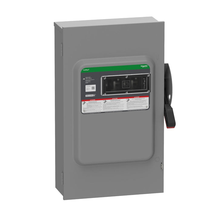 Square D VHU364RGL - Non-Fusible Disconnect Switch 600V/200A (3-Pole NEMA 3R)