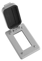 Eaton Spring Door Cover - GFCI Wet Location Cover (4.56x2.81x1.13 in)
