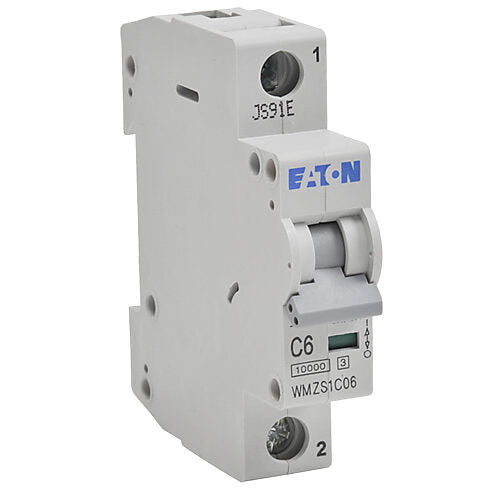 Eaton WMZS1C06 - Molded Case 6A 1-Pole Breaker (480V)