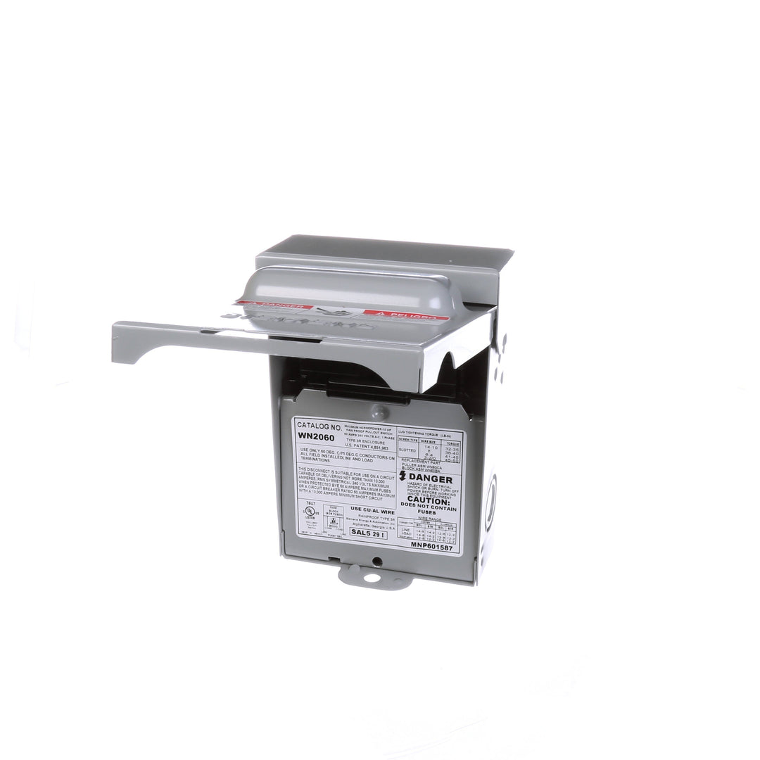 Siemens WN2060 - Non-Fusible Disconnect Switch 240V 60A (NEMA 3R Enclosure)