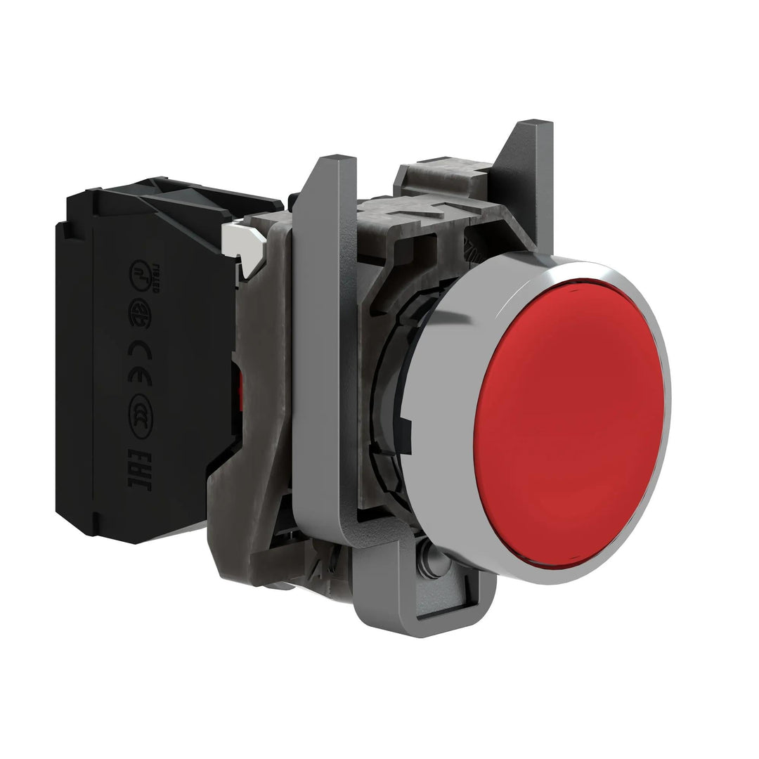 Schneider Electric XB4BA42 - Pushbutton Switch 600V (Harmony XB4 Series)