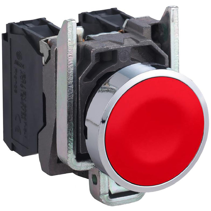 Schneider Electric XB4BA45 - Pushbutton Switch 24V (30 mm x 47 mm Compact Design)