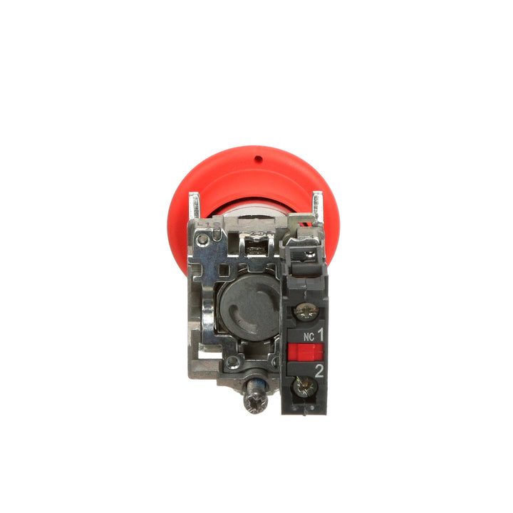 Schneider Electric XB4BT842 - Emergency Stop Switch 600V AC/DC (10A, EN/ISO 13850 Certified)