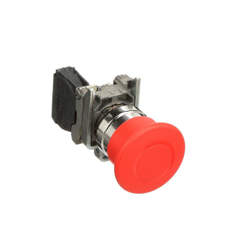 Schneider Electric XB4BT842 - Emergency Stop Switch 600V AC/DC (10A, EN/ISO 13850 Certified)
