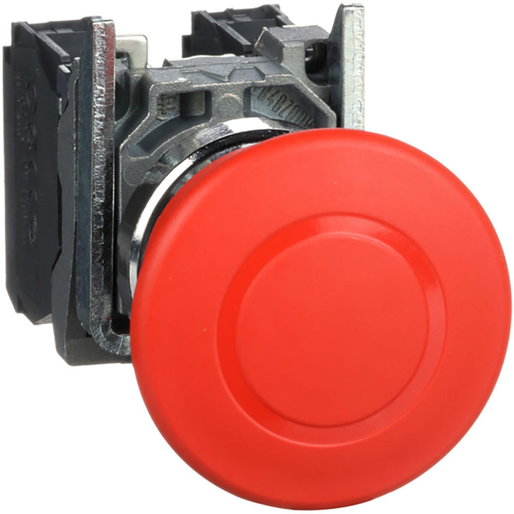 Schneider Electric XB4BT845 - Emergency Stop Switch 600V AC/DC (10A, EN/ISO 13850 Certified)