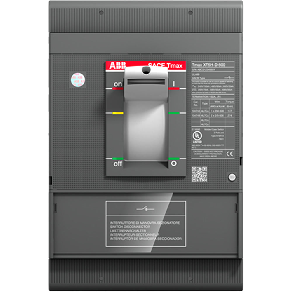 ABB XT5HU - Molded Case 400A 600V Non-Automatic