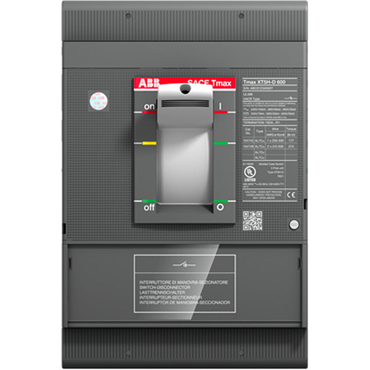 ABB XT5HU - Molded Case 400A 600V Non-Automatic