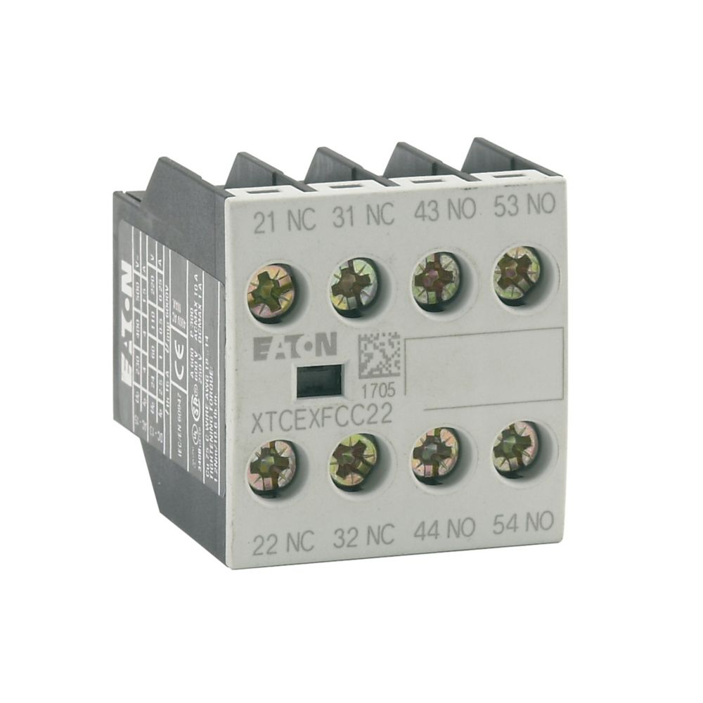Eaton XTCEXFCC22 - Auxiliary Contactor 2NO/2NC 1V