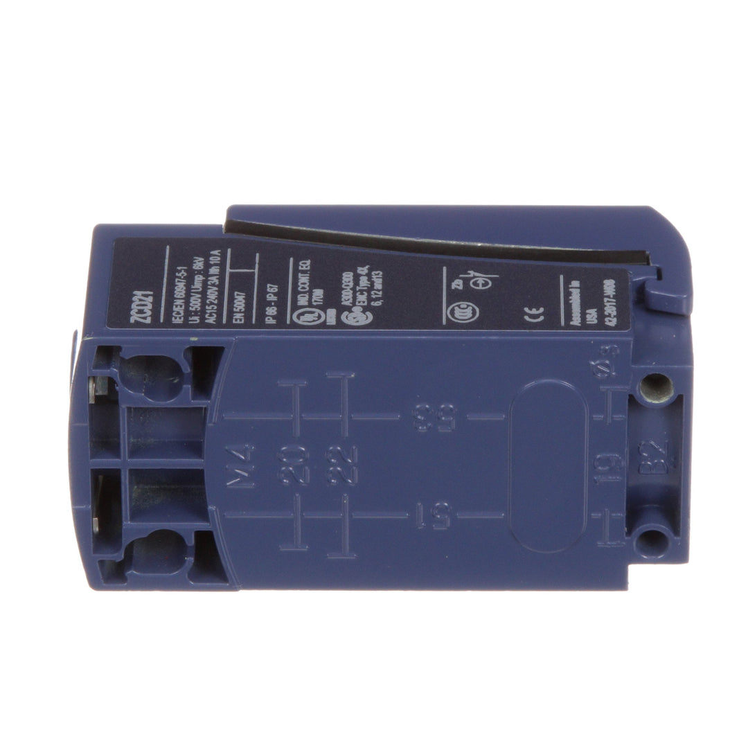 Telemecanique ZCD21 - Limit Switch 240V AC/DC (10A, IEC 60947-5-1)